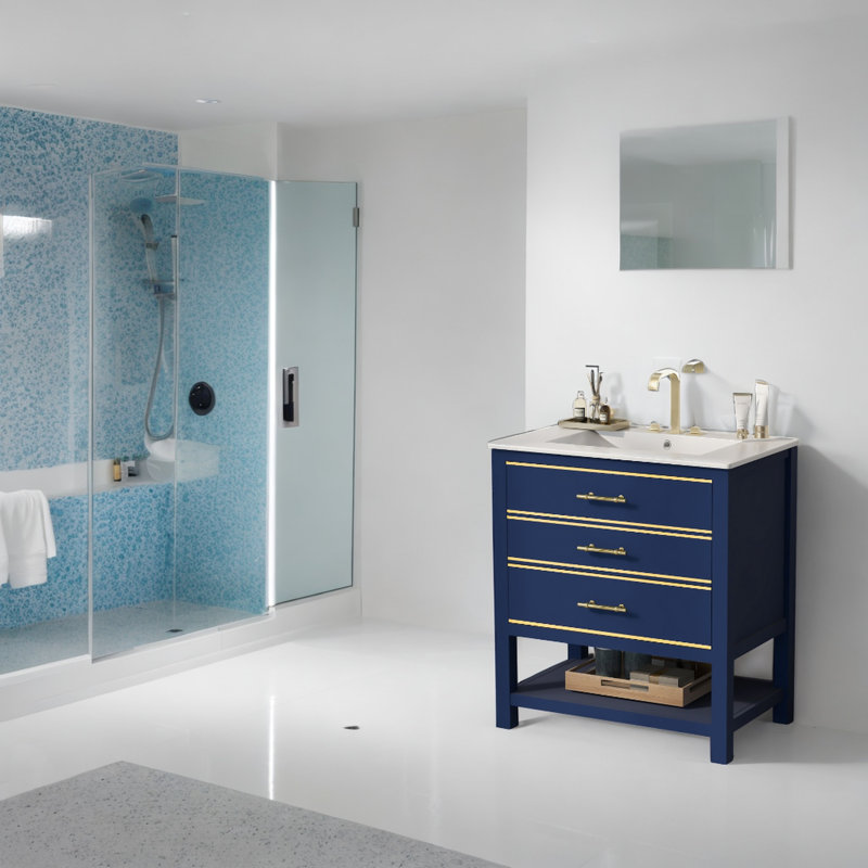 Aches 30 Inch Bathroom Vanity Cabinet Combo | Wayfair